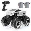 Sumsoltic Remote Control Car, 2.4GHz Amphibious RC Truck, 1:16 Waterproof Monster Truck 4WD All Terrain 360° Rotatable Stunt Truck Toys
